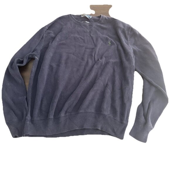 Men’s Polo By Ralph Lauren Navy Blue Pullover Sweatshirt Xl - Picture 1 of 3